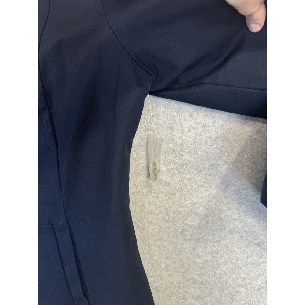 Nanette Lepore‎ Navy Stretch Blazer 12 NWOT Floral Crystal Button Career - Picture 10 of 16